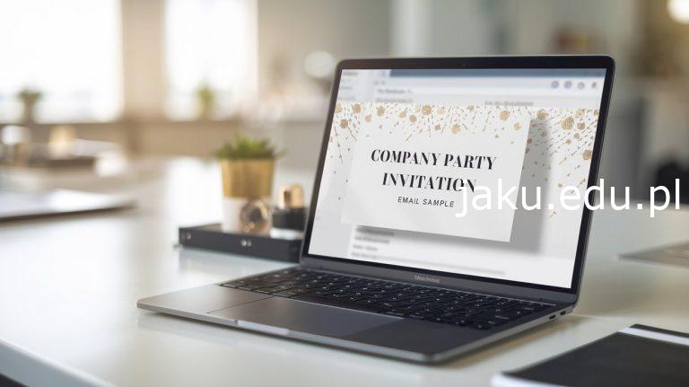 Creating the Perfect Company Party Invitation Email Sample 5