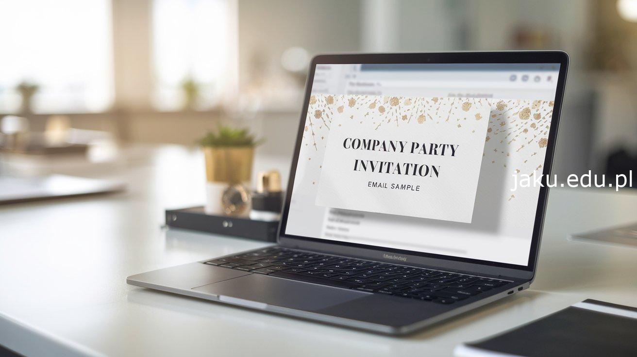 Creating the Perfect Company Party Invitation Email Sample 1