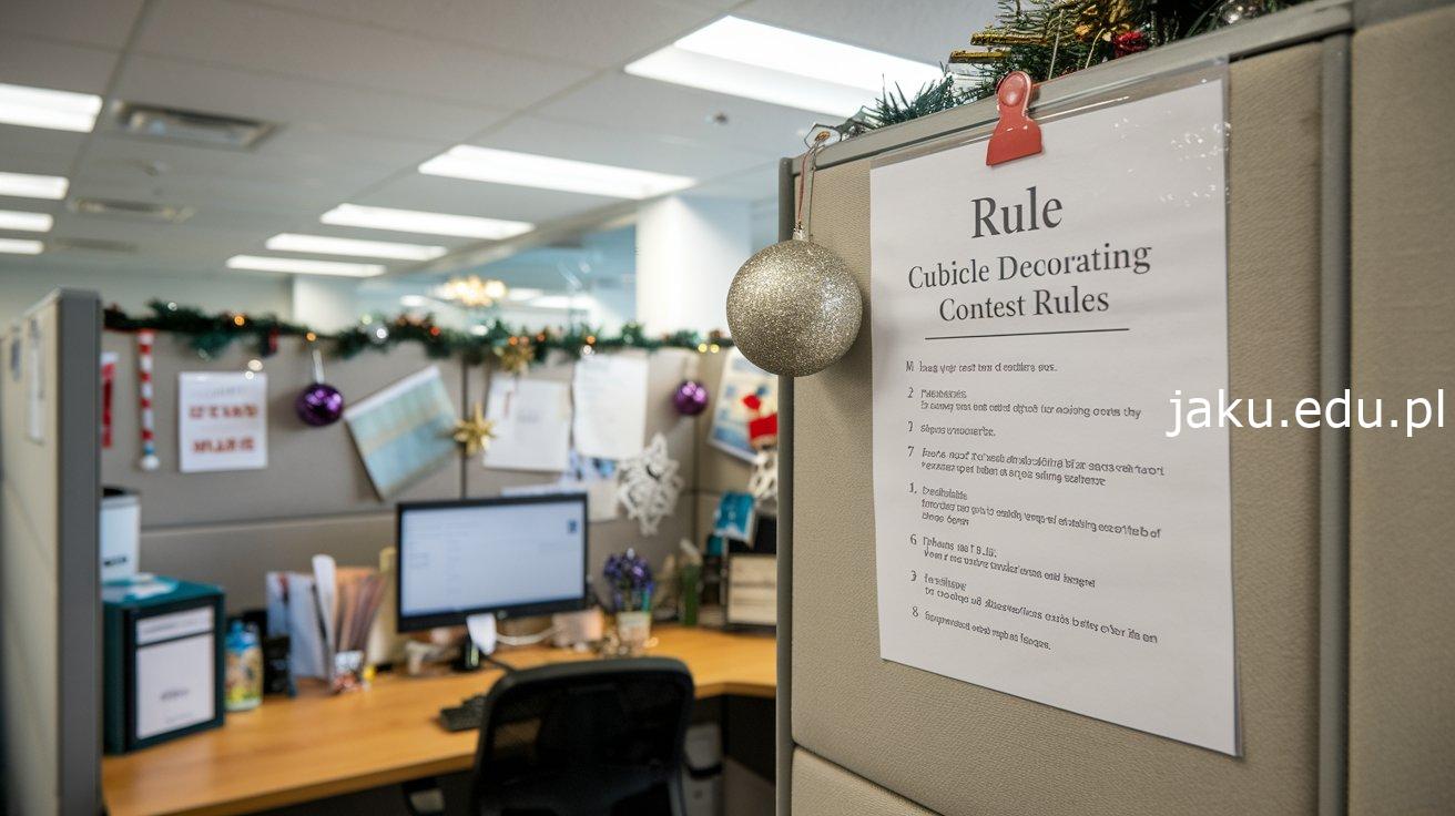 cubicle decorating contest rules