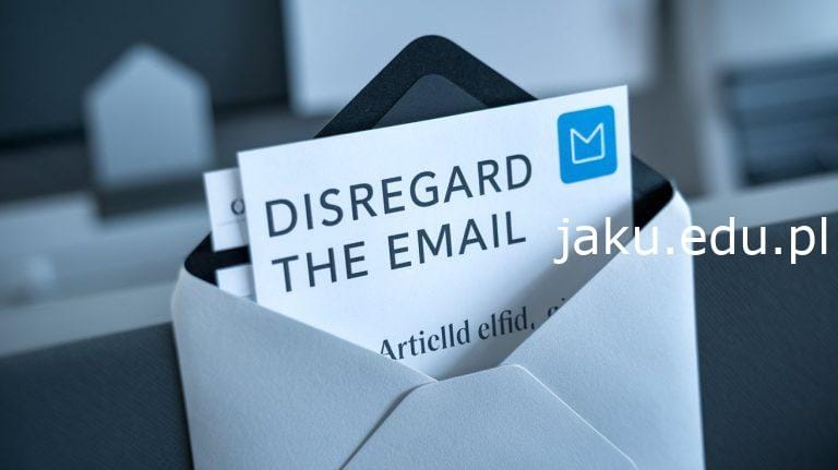 disregard previous email